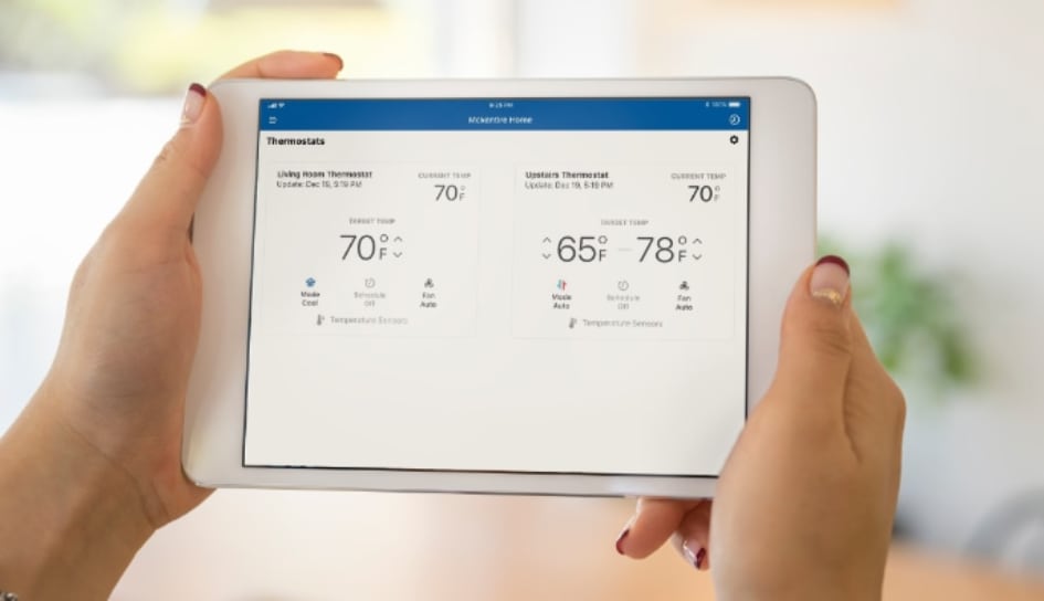 Thermostat control in Duluth